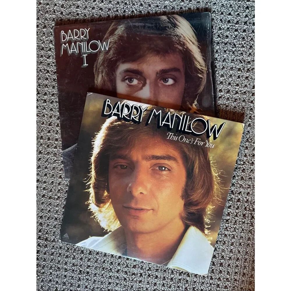 Lot of Barry Manilow "This One's For You" and “I” vinyl record albums.